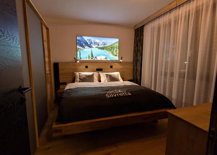 アパート Moderne Mit Einer Wunderschoenen Aussicht In Der Residenz Silvretta ゼー